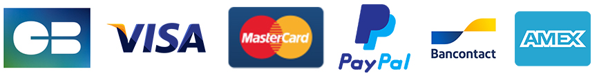 Paiement par Visa, Mastercard, PayPal, Virement bancaire